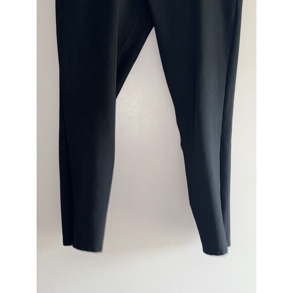 Spanx The Perfect Black Pant Ankle Stretch Medium Legging Ponte Soft Knit Pocket - Picture 8 of 16
